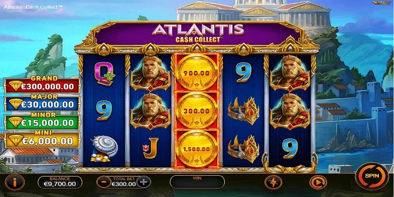 atlantis cash collect slot screenshot